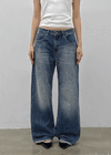 Kocom Washed Wide Denim Pants