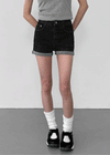 Letchigo Roll-Up Denim Shorts