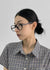 Groosing Horn-rimmed Glasses
