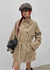 Breto high-neck suede jacket