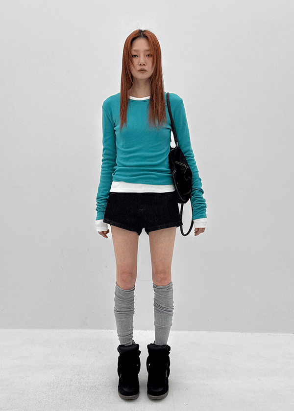 Caroine Raw Denim Shorts