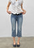 Chongnut Washed Denim Capri Pants