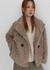 Delaming Double-button Fur Jacket