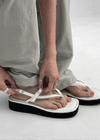 Mignon platform strap flip flop sandals