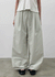 Tingf Seersucker Two-Way Banding Pants
