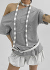 Machuing Stripe Muffler