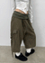 Krenit Folding Cargo Strap Bermuda Shorts