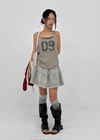 Shollit Vintage Print Layered Sleeveless