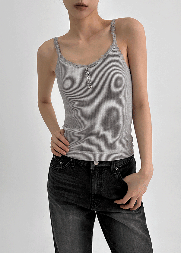 Belunk Lace Fleece Sleeveless