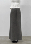 Basmi Fleece Maxi Long Skirt