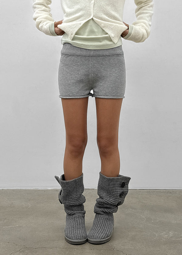 Bandali banding knit shorts
