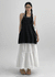 Pollang Back Open Layered Sleeveless Mini Dress