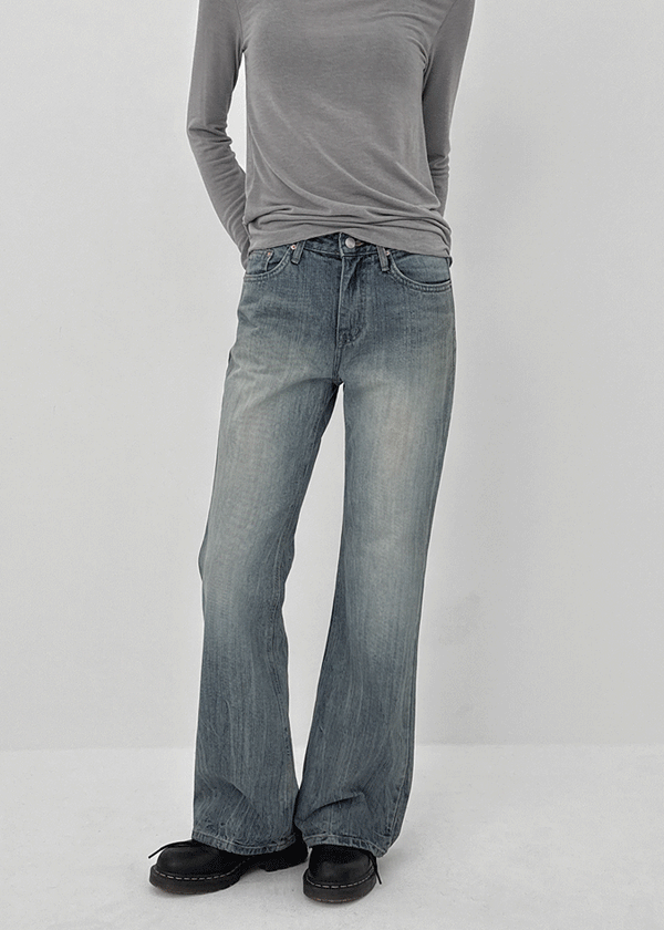 Mauvet bootcut denim pants