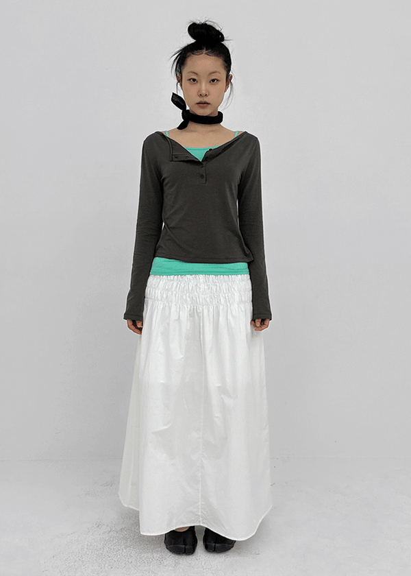Thalia Smoking Long Skirt