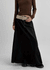Heoa Flare Maxi Denim Skirt