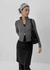 Nucat High Neck Two-way Ribbed Knit Zip-up