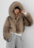Konat Fur Hooded Jacket