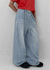 Byip Summer Banding Wide Denim Pants