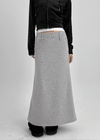 Karason Banding Fleece Long Skirt