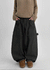Duram Stripe Carpenter Balloon Cotton Pants