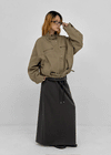 Equinox High-Neck Washed Cotton Jumper
