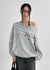 Lubton Cowl Neck Lettering Hoodie