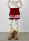 Kdom Nordic Knit Mini Skirt