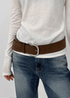Weller Wide Suede Belt