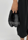 Gabit studded banding flat shoes