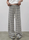 Ethnic Stripe Knit Pants