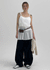 Lejing Layered Shirring Mini Dress