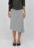 Pasha asymmetrical midi skirt