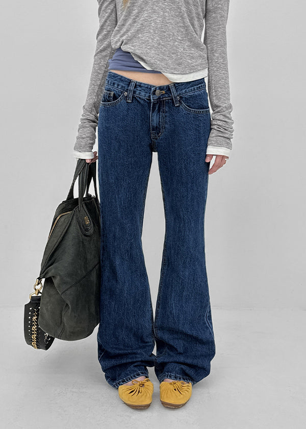 Kamber low-waist denim pants