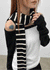 Two Leven Stripe Knit Muffler