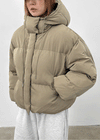 Deluma Crop Hooded Padded Jacket