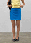 Daen Pendant Folding Miniskirt