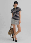 Pinsor Banding Miniskirt