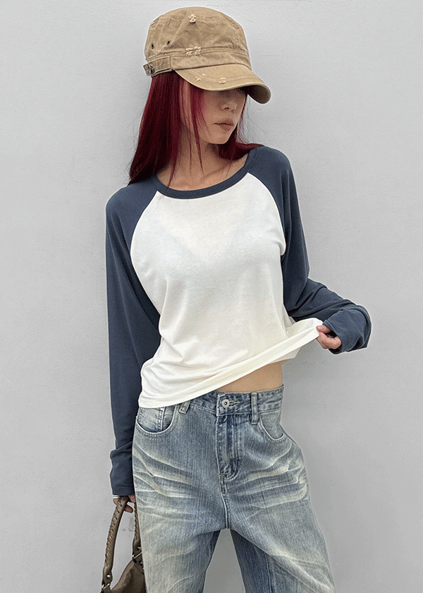 Toy Soft Raglan Long Sleeve Tee