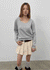 Mideun Basic U-neck Wool Knit