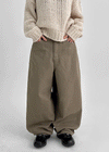Etner Fleece Balloon Wide Pants