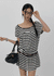 Lanki Stripe Mini Dress