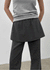 Warmin Stripe Bootcut Skirt Pants