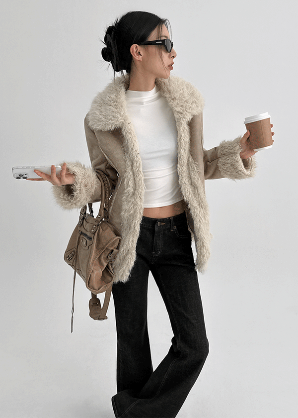 Rusev Shearling Mustang Jacket