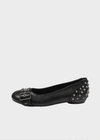 Redel studded zipper flat shoes