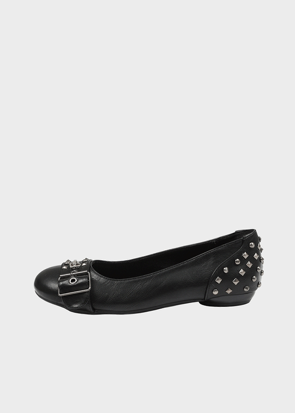 Redel studded zipper flat shoes