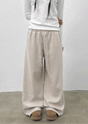 Tilki Bonded Fleece Soft Wide Banding Pants