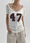 Twotumble Number U-Neck Short Sleeve Tee