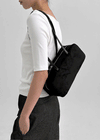 Hartel Suede Square Shoulder Bag
